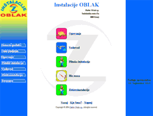 Tablet Screenshot of instalacije-oblak.com